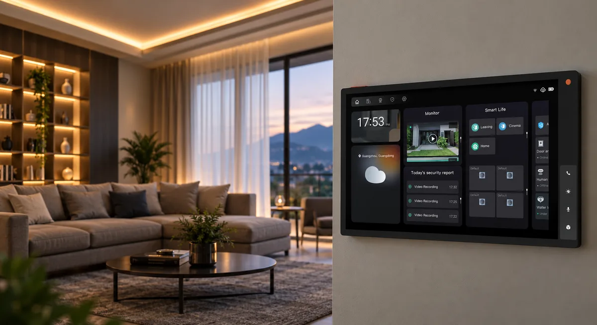 Villa contemporaine en Valais avec installation KNX